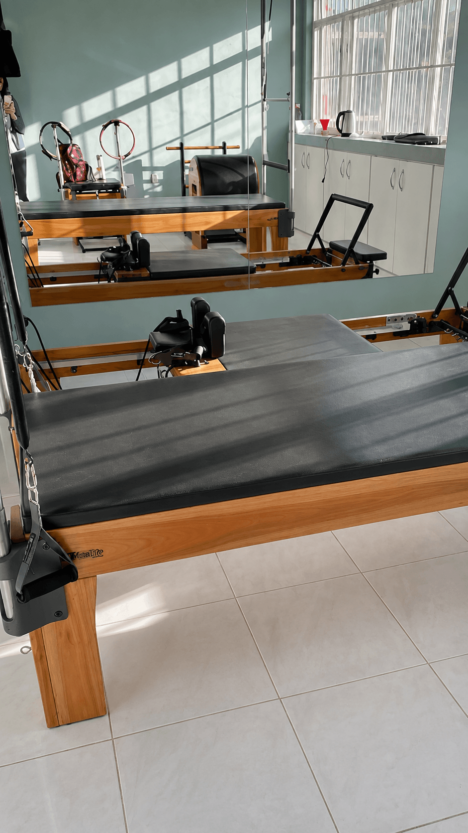 Reformer de pilates na unidade da Carlin Saúde Integrativa